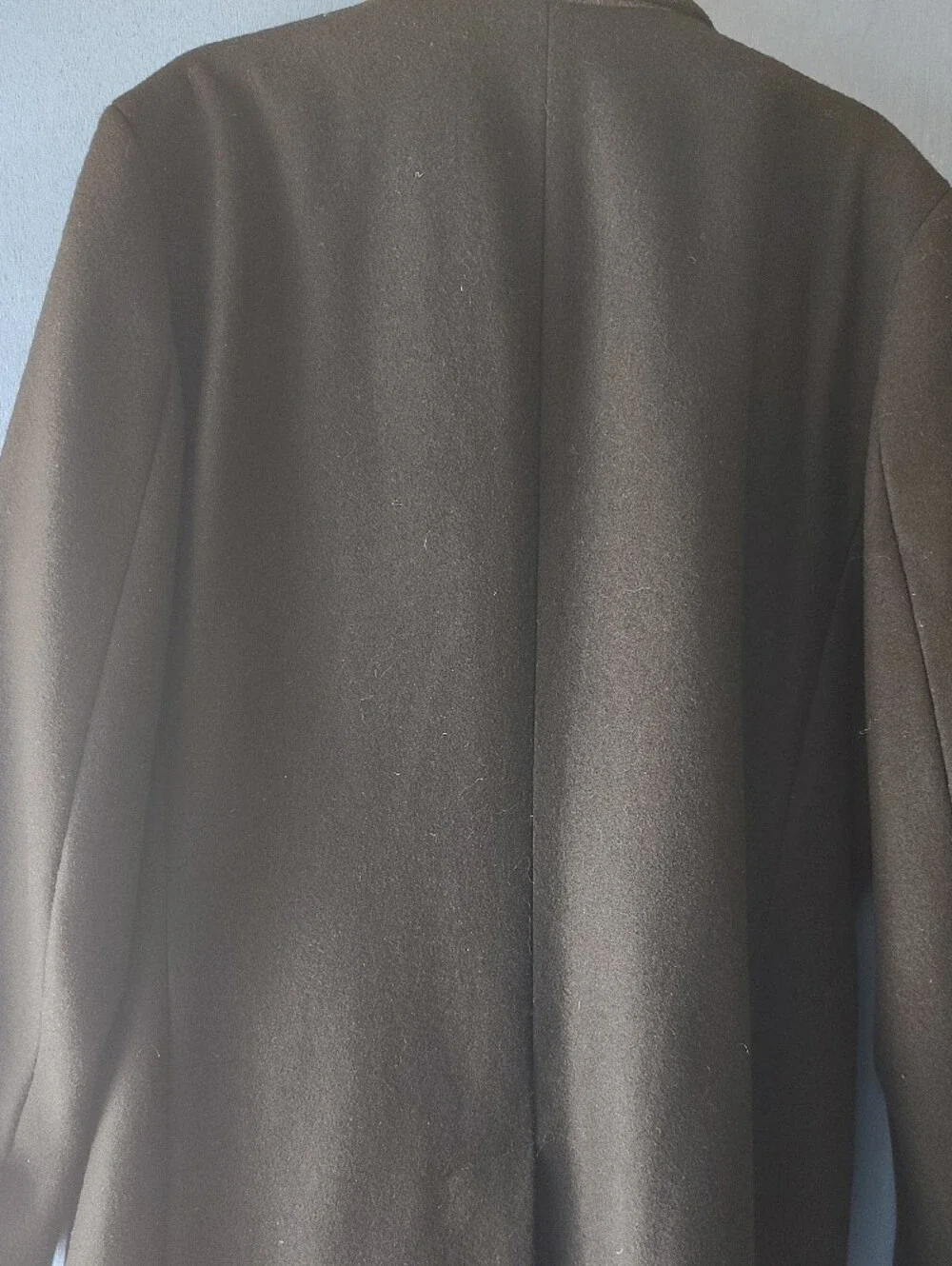 Banana Republic Men's Black Wool-Blend Sport Coat with Quilted Zip-In Liner